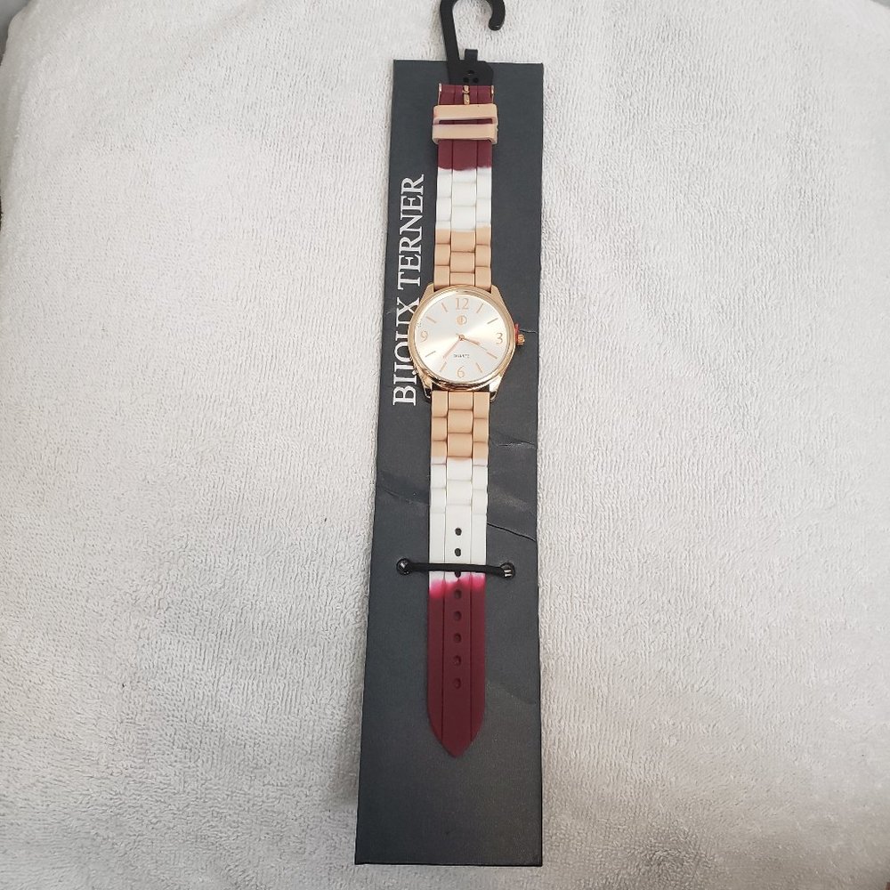Bijoux Terner Tie Dye Silicone Watch